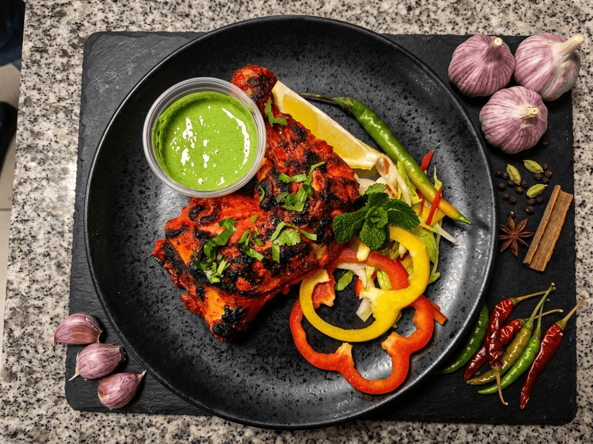 Cuisses de poulet tandoori