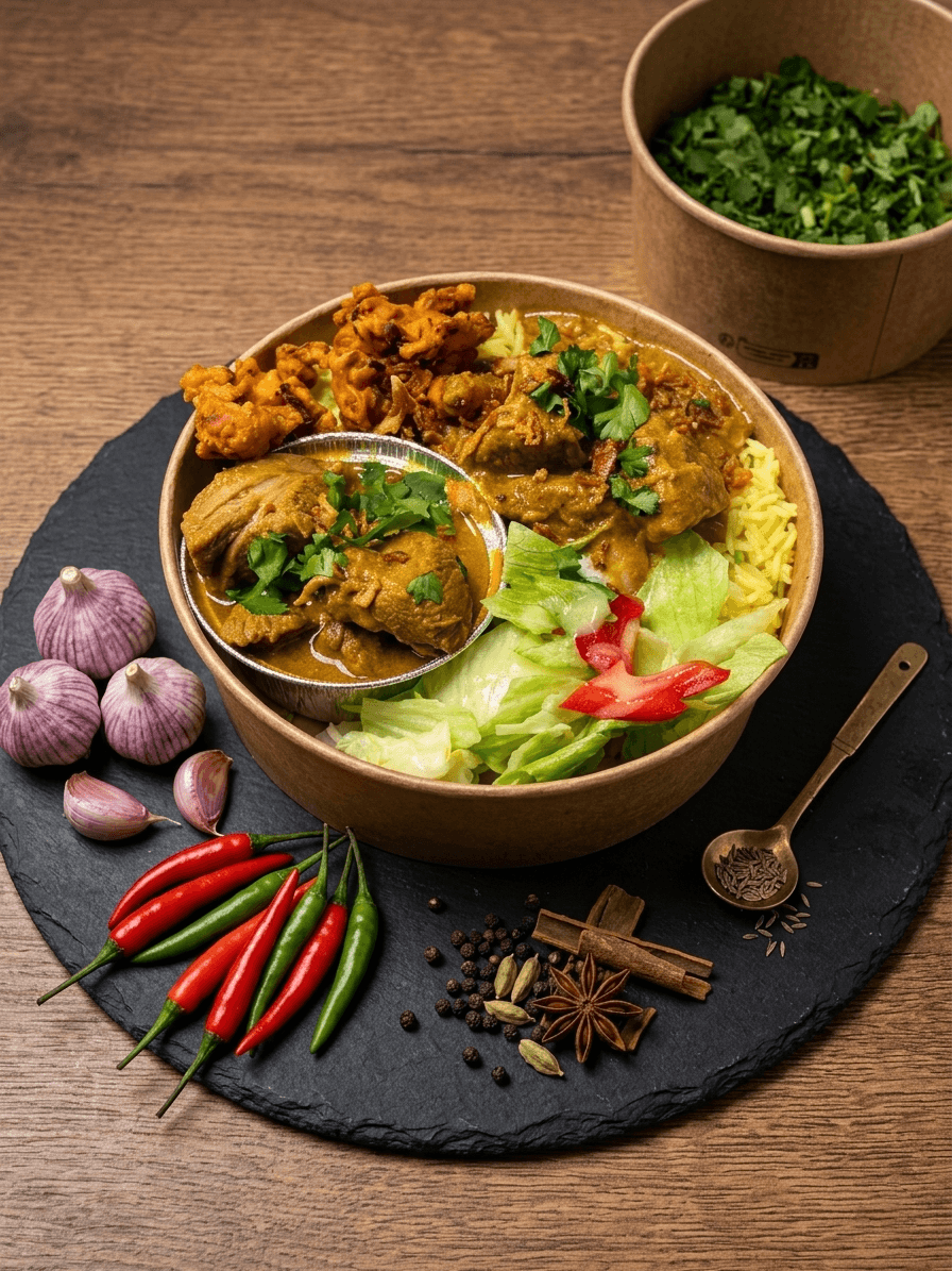 Agneau au Curry Bowl